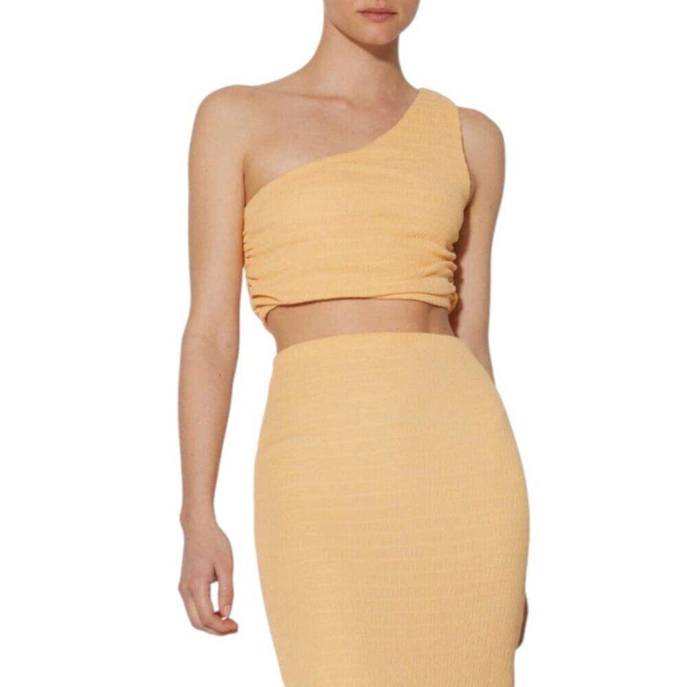 ASOS Something New Ada One Shoulder Tube Top Orange Size XS NWOT $32 MSRP